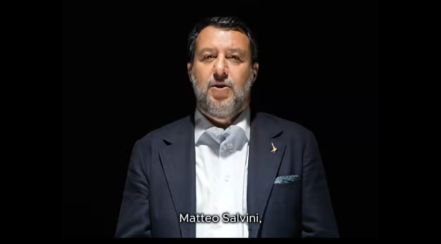 義大利極右派副總理薩爾維尼（Matteo Salvini）。   圖:翻攝自matteosalvini 臉書