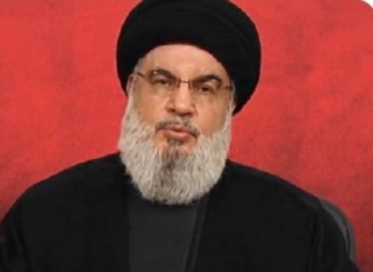 黎巴嫩真主黨領袖納斯魯拉（Hassan Nasrallah）於 9 月27 日因以色列空襲而喪生。   圖：翻攝自以色列戰爭 X 帳號