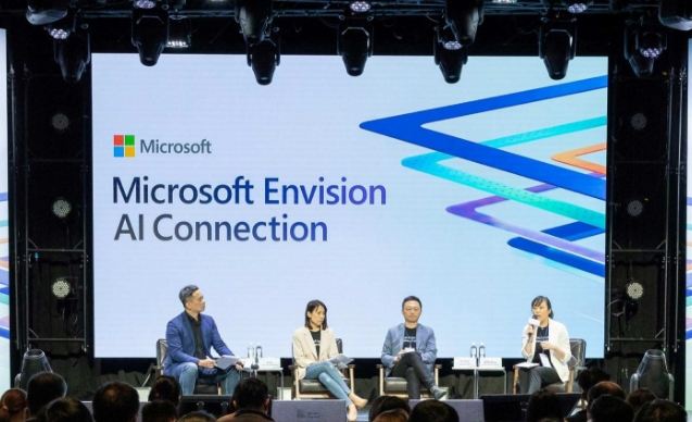 微軟2024年 AI 盛會 Microsoft Envision AI Connection的資料照。   圖: 取自微軟官方網站