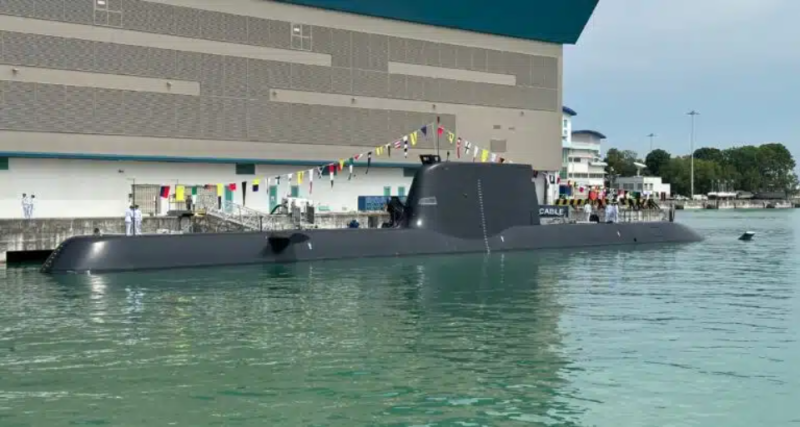 新加坡海軍無敵級潛艦「完美號(RSS Impeccable)」。   圖：翻攝Singapore MINDEF