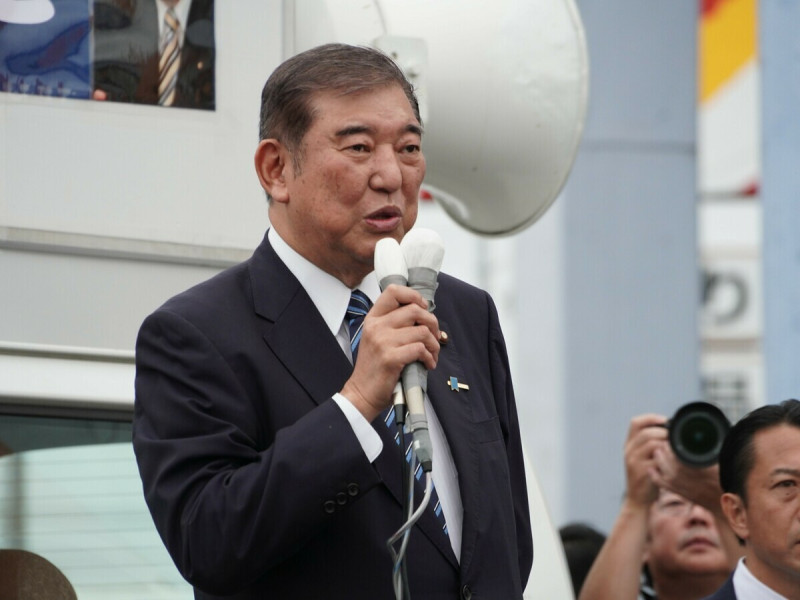 新日本首相石破茂對於中國回應日籍男童在深圳慘遭殺害事件感到不滿。   圖 : 石破茂 X 官方帳號