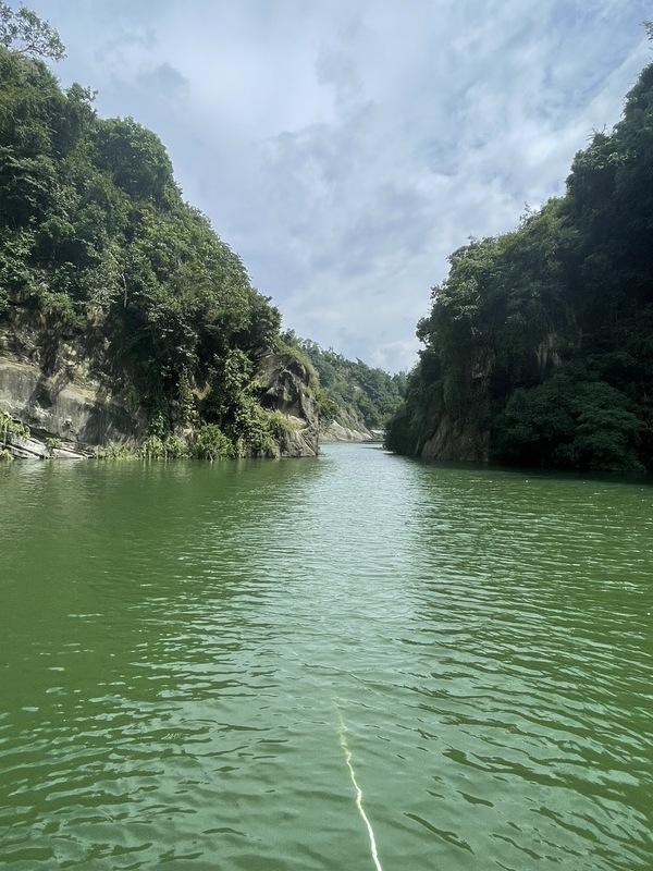 大埔也有生技園區，還有兩個具備生態旅遊的極特殊資源：飛鳶峽谷賞鷹，與山豬島野生山豬觀賞。   圖/作者提供