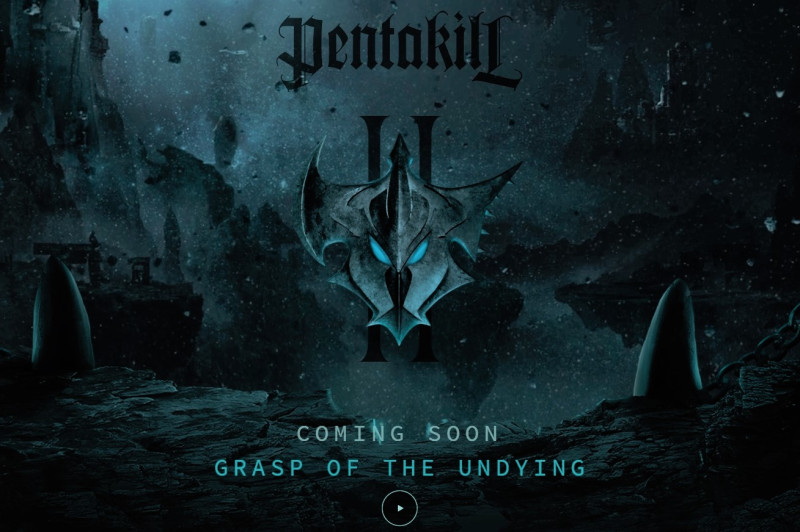 昨日（24）台灣伺服器放出「殺五社」（Pentakill）全新的單曲預告，歌曲充滿了肅殺之氣，帶著重金屬風格的樂曲更深受許多玩家喜愛。   圖：翻攝自 英雄聯盟 北美官網