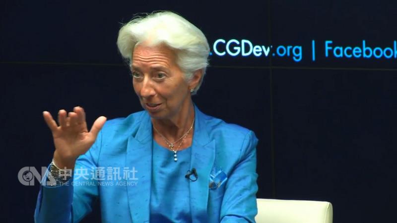 國際貨幣基金（IMF）總裁拉加德24日在全球發展中心 （Center for Global Development）智庫活動中指出 ，十年後這樣的對話可能在「北京總部」舉行，此番言 論引起熱議。 （取自全球發展中心官網）   圖:中央社
