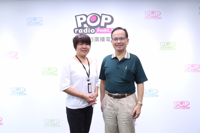 前台南縣長蘇煥智今（26）日接受《POP搶先爆》主持人黃光芹專訪。   圖：《POP搶先爆》提供