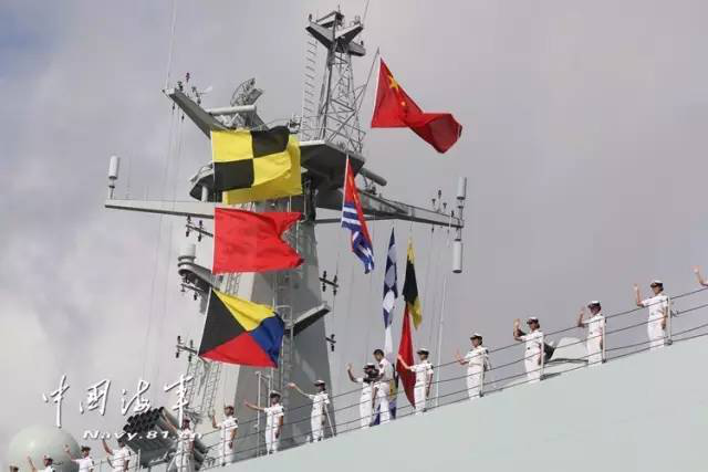 中國首座海外軍事基地，位於東非小國吉布地。7月11日，中國海軍在南海艦隊駐地湛江軍港舉行盛大的「出征儀式」，然後軍艦啟程駛往吉布地。   圖：翻攝自中國海軍網