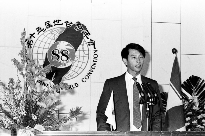 1988年世台會祕書長羅益世    圖：邱萬興/攝