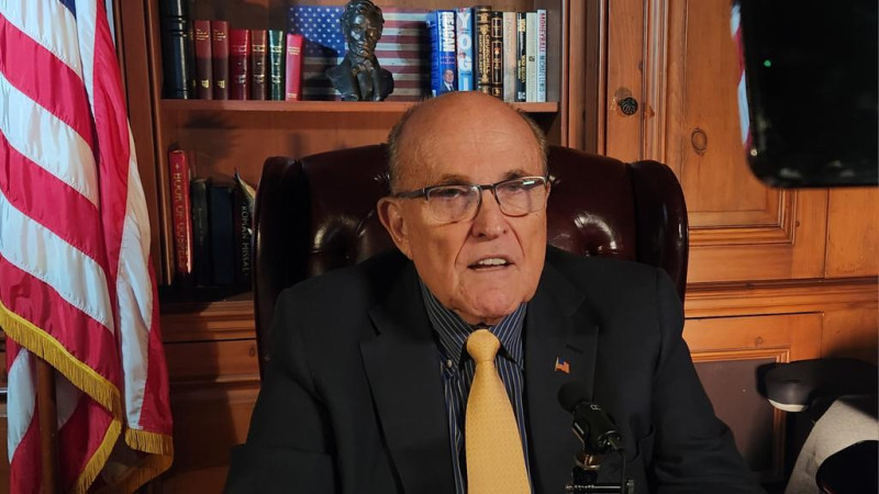 前紐約市長朱利安尼（Rudy Giuliani）。   圖:翻攝X帳號@RudyGiuliani