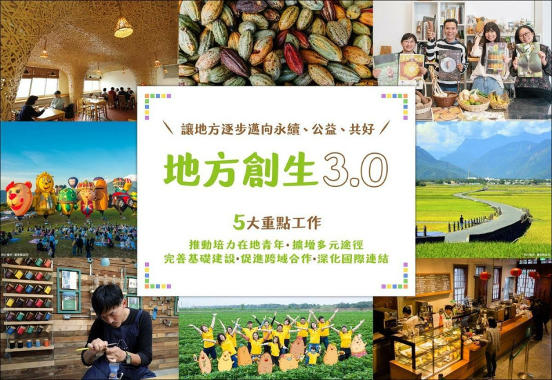 翻轉逆境！國發會力挺地方創生，補貼期限延長達3年。   圖：翻攝行政院網站