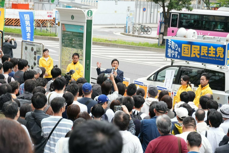 國民民主黨已成決定日本政壇天平孰輕孰重的砝碼   圖：翻攝自國民民主黨黨魁玉木雄一郎的Ｘ