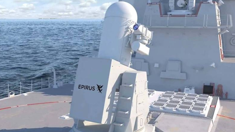 專門反無人機技術的軍武企業伊庇魯斯（Epirus）就曾釋出艦載HPM武器的3D設計圖，可以看見其外型酷似方陣快砲，且不會佔用太大空間。(示意圖)   圖 : 翻攝自Epirus官網