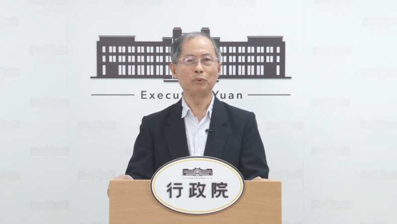 行政院主計總處副主計長蔡鴻坤。   圖：擷自行政院提供影片