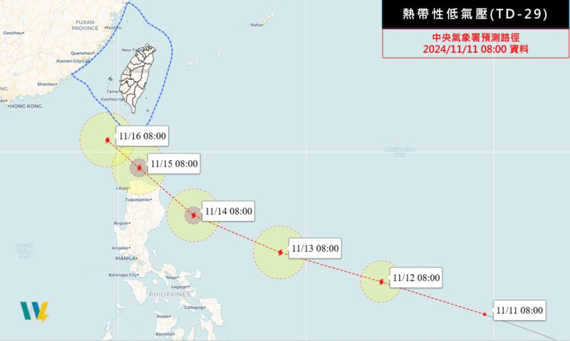 天兔颱風移動路徑。   圖：翻攝自天氣職人吳聖宇臉書