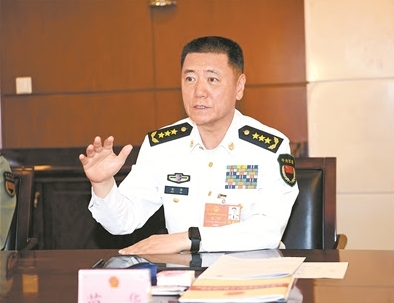 中央軍委政治工作部主任、海軍上將苗華，傳遭整肅。   圖 : 翻攝自中國軍網