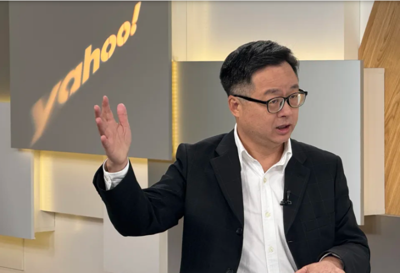 海基會秘書長羅文嘉今（13）天接受YahooTV《齊有此理》網路節目專訪。   圖：YahooTV提供