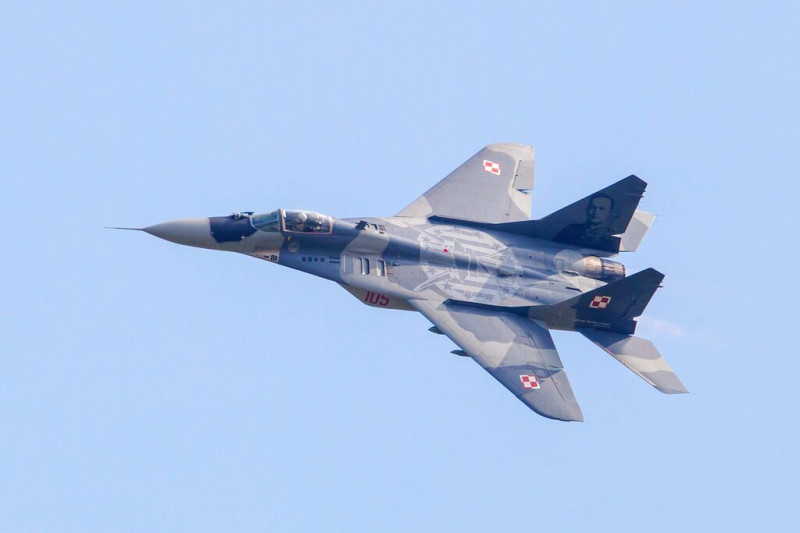 波蘭總統安傑伊·杜達（Andrzej Duda）表示，波蘭願意將其 MiG-29 戰鬥機轉移給烏克蘭，但前提是北約需確保波蘭的領空安全。   圖 : 達志影像/美聯社