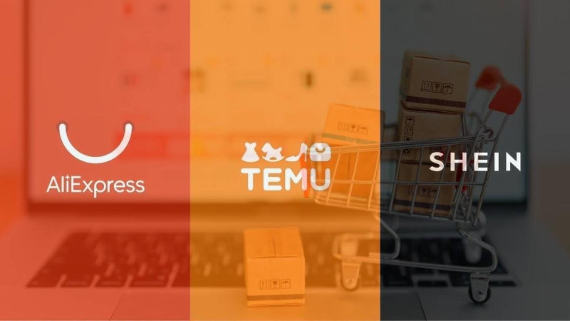 中國跨境電商AliExpress、Temu、SHEIN為韓國網購市場帶來嚴重打擊。   圖／報呱