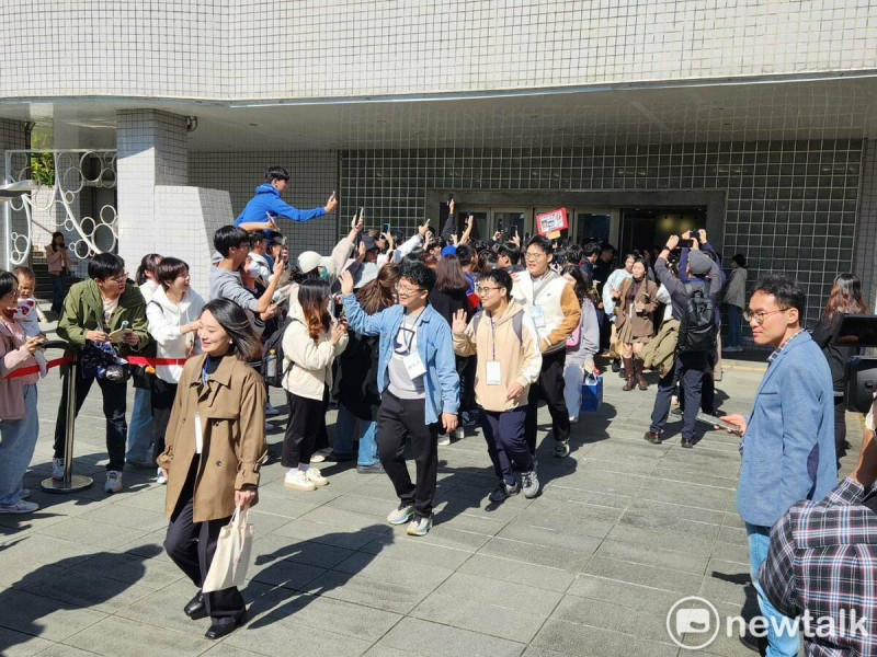 馬英九基金會今年再度邀請陸生團來台交流，交流團成員與發言備受媒體矚目。   圖：黃建豪/攝（資料照）