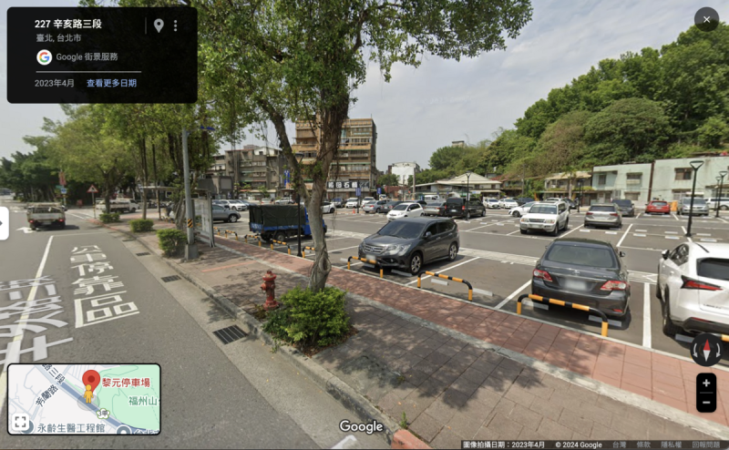 圖為Google地圖黎元停車場街景。   圖：翻攝Google Map