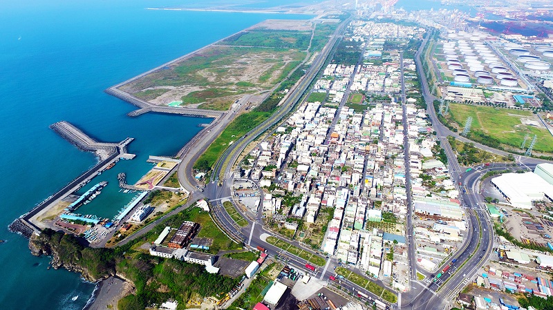 大林蒲地區空拍圖。   圖：高雄市政府提供