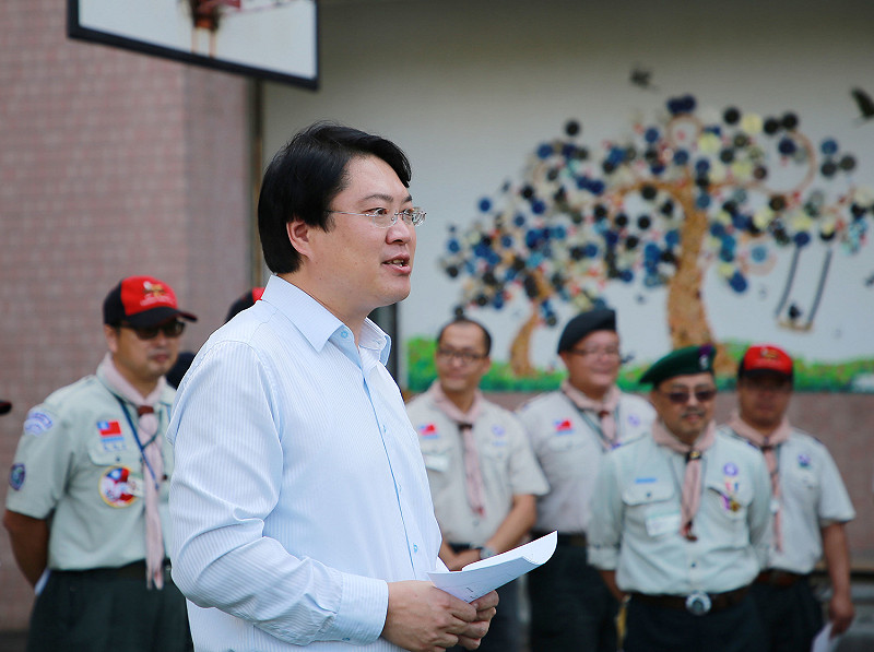 中華民國童軍總會國家研習營第89期輔導人員木章訓練，就在在建德國中舉行。&nbsp;&nbsp;&nbsp;圖：基隆市政府提供