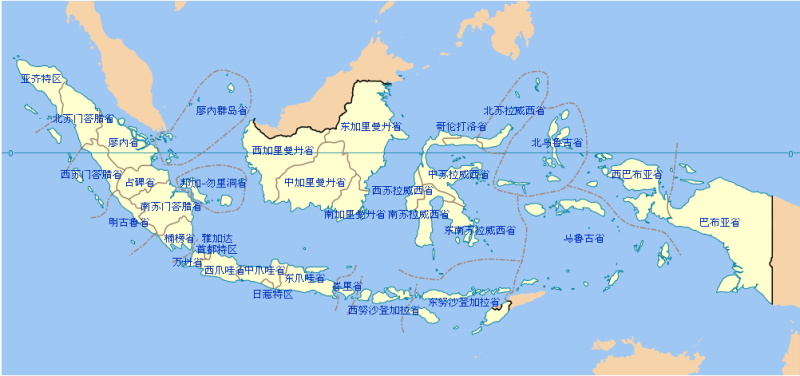 印尼蘇門答臘外海今（13）日早上發生規模6.4強震，雖然沒有無海嘯威脅，但居民都嚇得逃到室外以免生命發生危險。
   圖:翻攝自中文百科在線