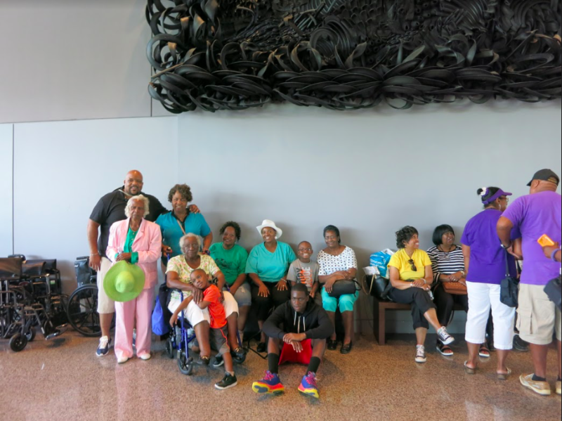 Kolas Yotaka參觀「國家非裔美國人歷史文化博物館(National Museum of African American History and Culture」了解非裔美國人歷經蓄奴、解放、抗爭的歷史。   圖：Kolas Yotaka辦公室/提供