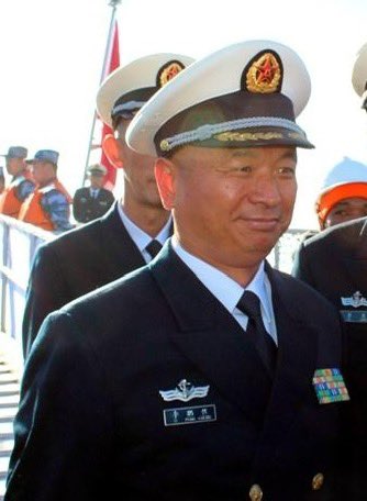 南部戰區海軍司令李鵬程中將。   翻攝自 X 蔡慎坤