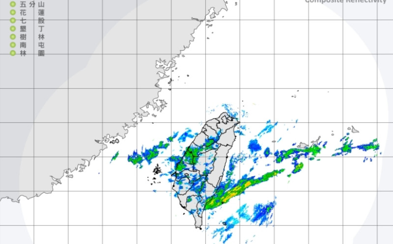 元旦各地降雨漸增 中南部空氣品質亮橘燈