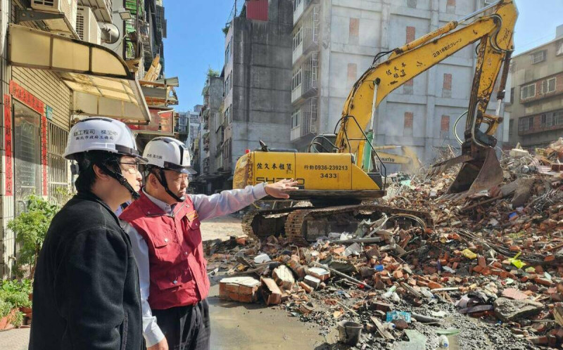 三重施工損鄰案2棟危險建築拆除完成 工務局：持續搶災安置住戶