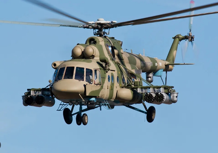 俄軍米-8 ( Mi-8 ) 戰鬥直升機。   圖 : 翻攝自Manuwiki