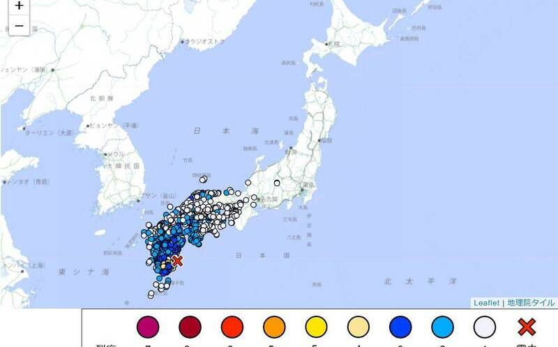 宮崎外海晚間發生規模6.9地震 日氣象廳發布南海海槽地震臨時情報