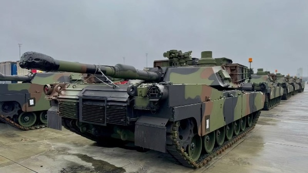 波蘭最新採購「艾布拉姆斯」M1A2 SEPv3型主戰坦克。   圖：Ministry of National Defence of Poland.