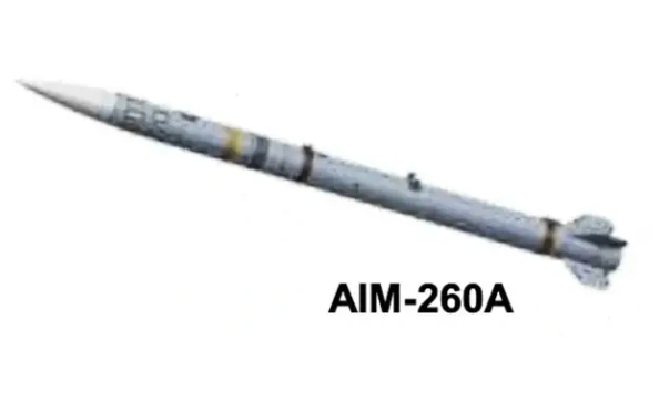 中國軍事專家分析認為， AIM-260 可能具備超過 300 公里的射程，能輕鬆對抗中國解放軍的同類導彈霹靂-15 。   圖：翻攝自 軍武次位面