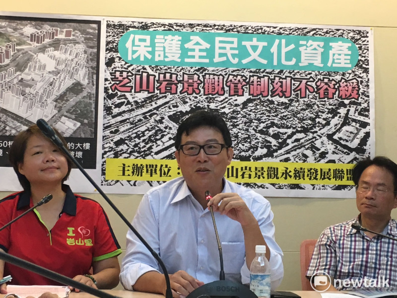 有意參選台北市長的民進黨立委姚文智姚文智23日表示，對於芝山岩景觀管制案完全支持。   圖：黃韋銓/攝