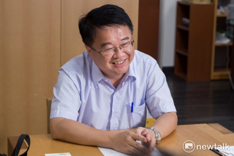 吳秉叡勇於爭取2018民進黨新北市長參選人，他的優勢並不在於他是個立法委員，而是他有6年的行政經歷磨練   圖：王愷/攝