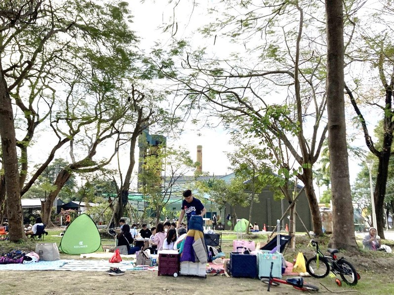 旗糖農創園區已成為東高雄優質的休閒環境。   圖：高雄市都發局/提供