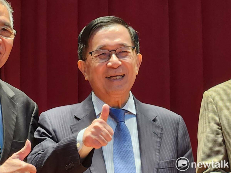 前總統陳水扁於黃信介先生紀念講座發表演說。   圖：黃建豪／攝