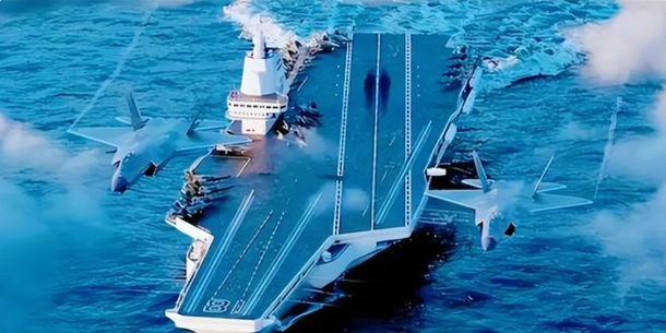 該名專家預測稱,解放軍很可能在 2030 年以前,組成殲-35 隱形戰機的部隊,並將超過百架殲-35 戰機部署在遼寧號、山東號以及福建號等航母上,「改寫印太地區軍力平衡」。 圖:翻攝自 國平視野 該名專家預測稱,解放軍很可能在 2030 年以前,組成殲-35 隱形戰機的部隊,並將超過百架殲-35 戰機部署在遼寧號、山東號以及福建號等航母上,「改寫印太地區軍力平衡」。 圖:翻攝自 國平視野