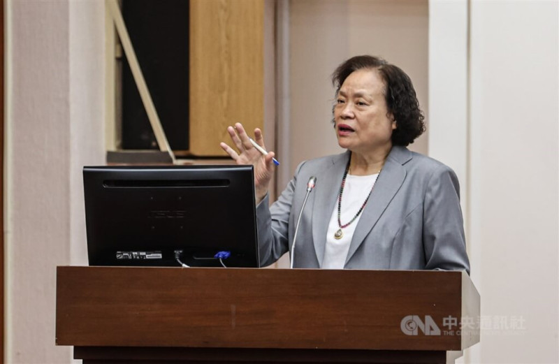主計總處主計長陳淑姿（圖）。（中央社檔案照片）   