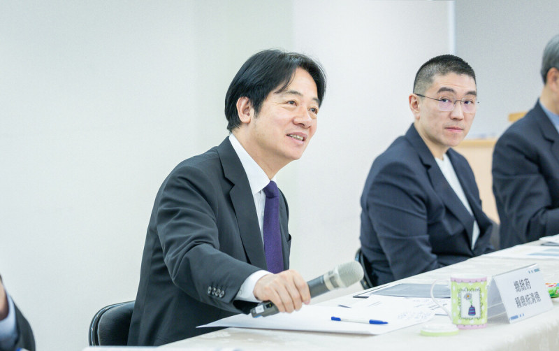 張惇涵透露，賴清德在謝國樑要前往凱道抗議時，還向業者說「我們感謝他」。   圖：總統府提供