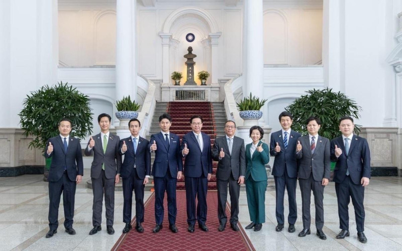 吳釗燮會見日本自民黨青年局幹部訪台團 圖:國安會提供