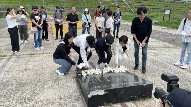 519行動組合、辜寬敏基金會舉辦「悲情水岸Ubike導覽活動」 圖:記者高逸帆攝影