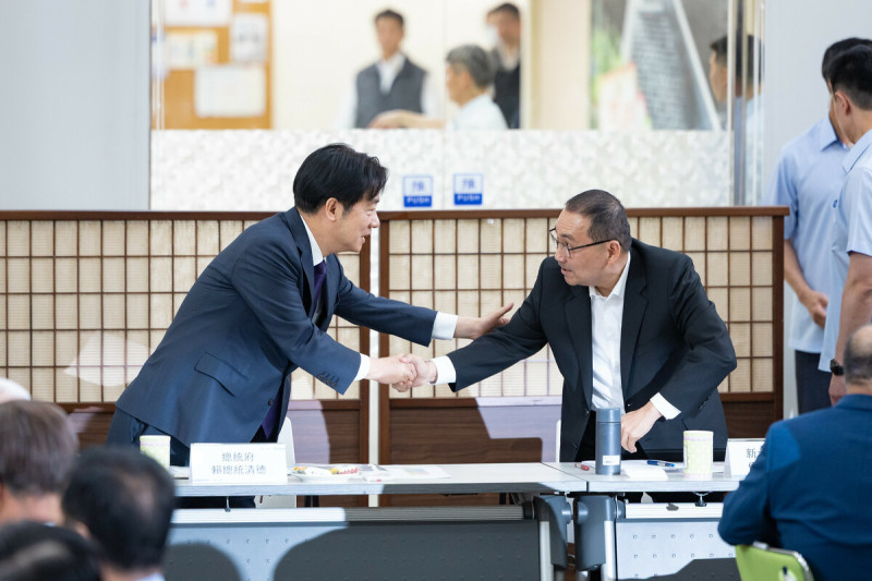 新北議員不滿侯友宜，指還困在選舉思維的就是侯   圖：總統府提供