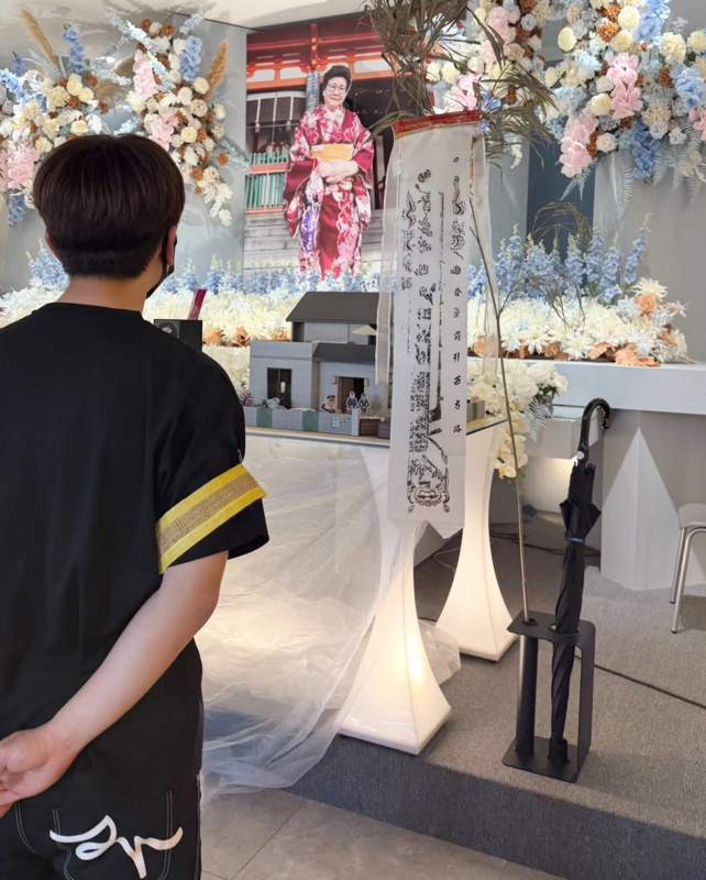 蔡阿嘎的阿嬤在上月25日過世,享壽90歲。 圖:翻攝自蔡阿嘎IG