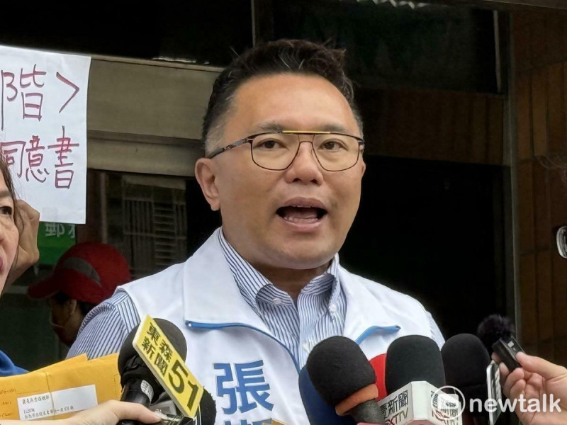國民黨台北市議員張斯綱。 圖:周煊惠 / 攝
