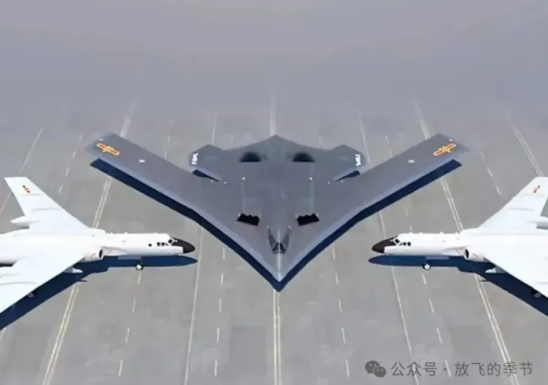 美軍以B-2「幽靈」轟炸機為參考,指出其曾成功從美國本土執行超過 44 小時的洲際任務,並認為若 H-20 能搭配類似空中加油支援,其戰略價值將與美軍現役轟炸機不相上下。 圖:翻攝自國平視野