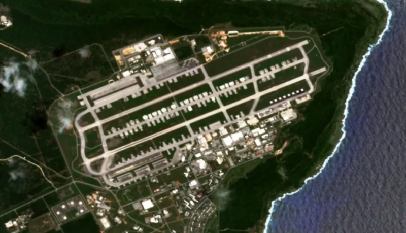 關島是美軍在西太平洋的「戰略扳機」 圖:翻攝自栗子評述 關島是美軍在西太平洋的「戰略扳機」 圖:翻攝自栗子評述