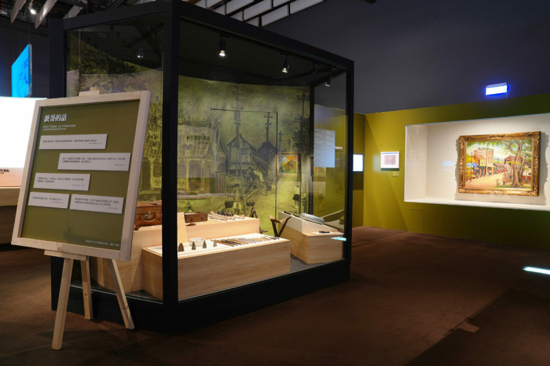 台史博展出張捷密室藏品，陳澄波遺物首度大規模公開，揭開家族深刻歷史。   圖：台史博／提供