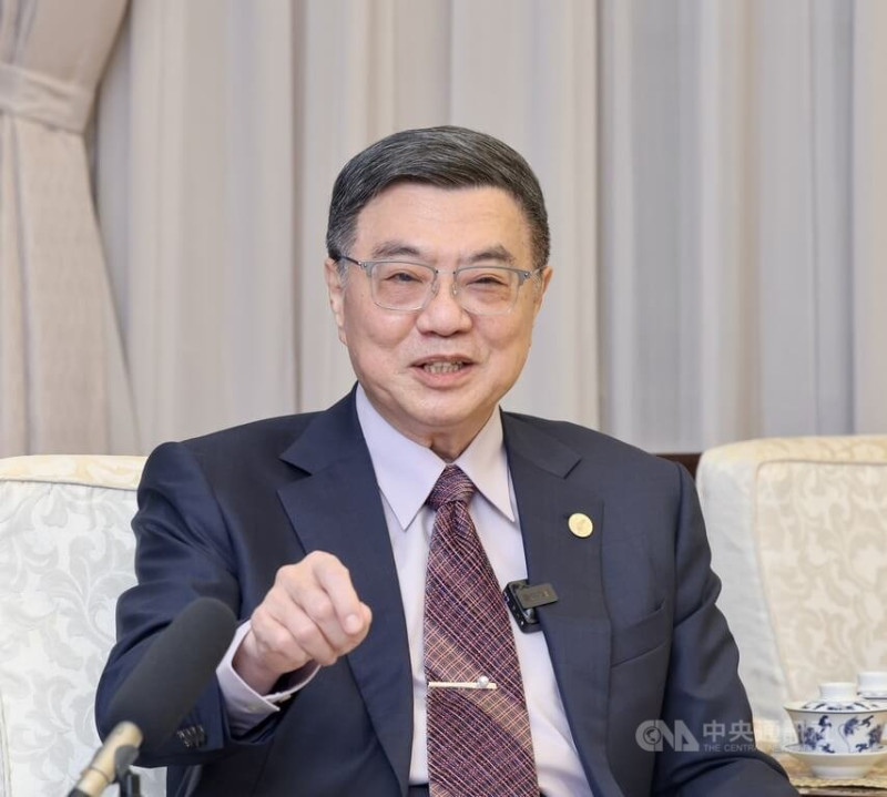 行政院長卓榮泰9日接受中央社專訪表示，兩岸往來密切，為防台灣成為洗產地中心，MIT標準將是未來台美談判焦點之一。   圖：中央社提供